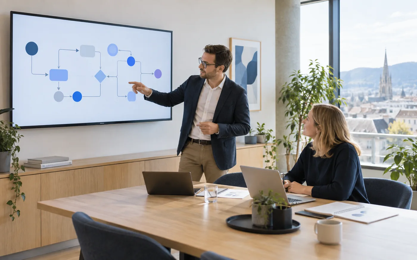 Illustratives Motiv zu Software und Prozessen
